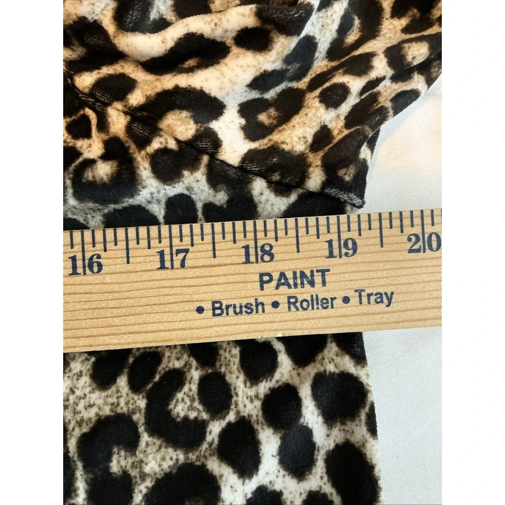 Michael Kors Women's Cold Shoulder Cheetah Print Tunic‎ Sz S $98